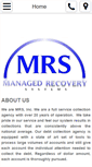 Mobile Screenshot of managedrecoverysystems.net